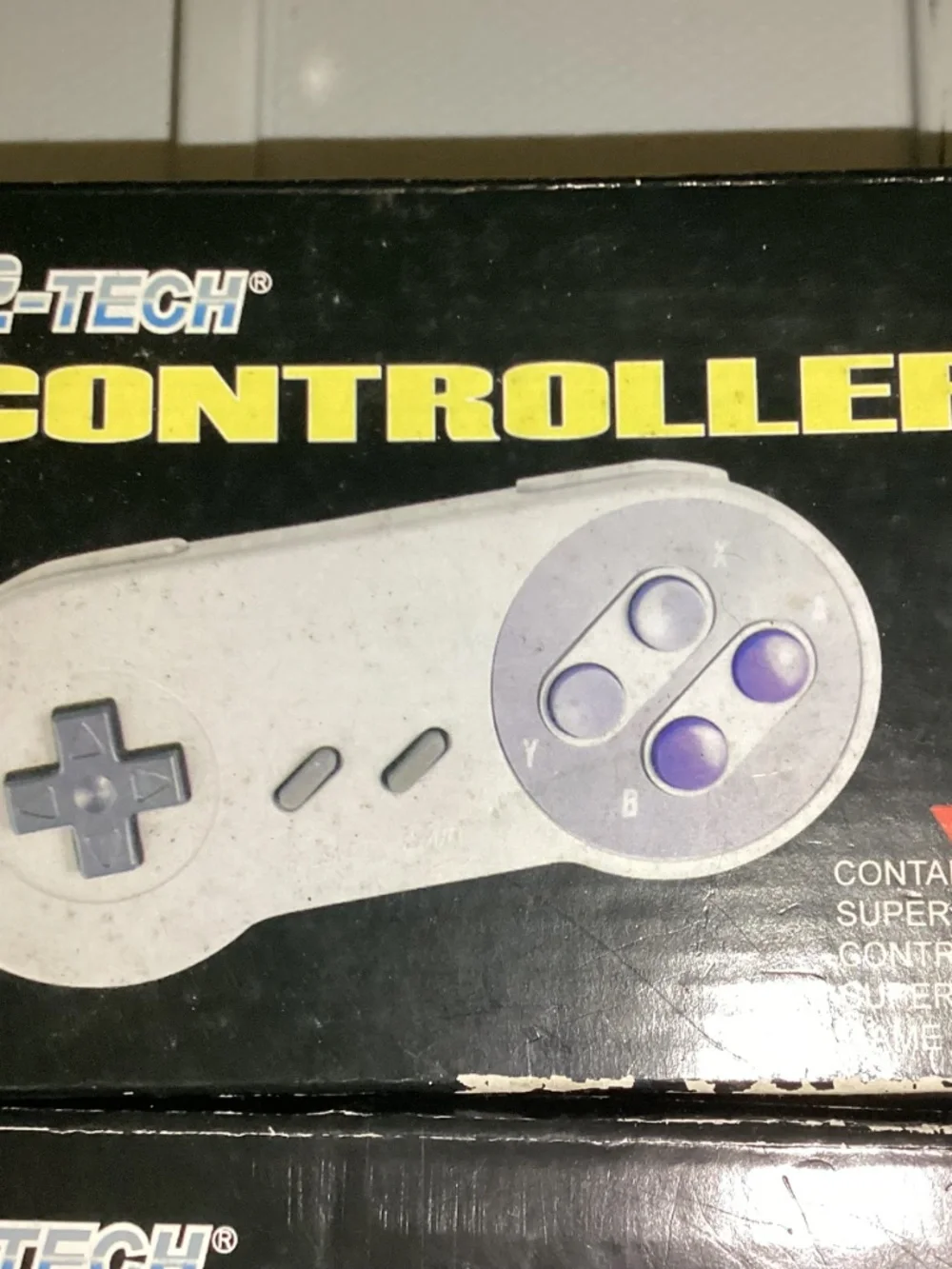1 2-TECH SUPER NINTENDO SNES CONTROLLER IN BOX Never Used